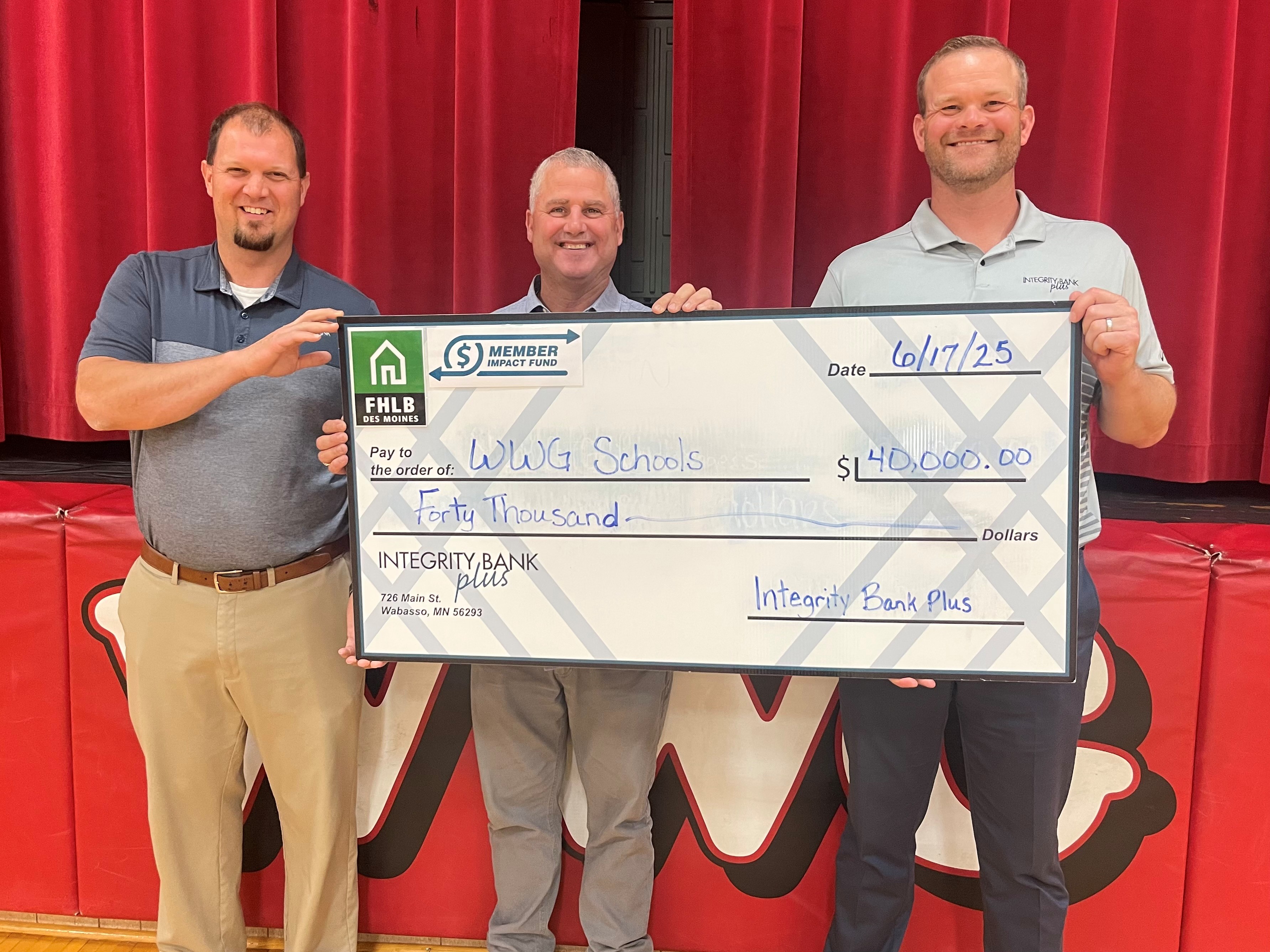 WWG Elementary School Donation